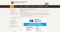 Desktop Screenshot of ocmathcircle.org